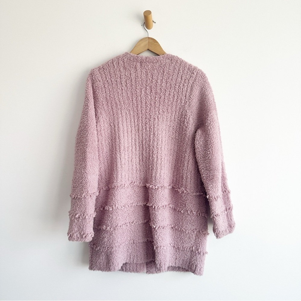 Barefoot Dreams | Cozychic® Boardwalk Cardigan in Orchid  Pink Size Large - Picture 4 of 8
